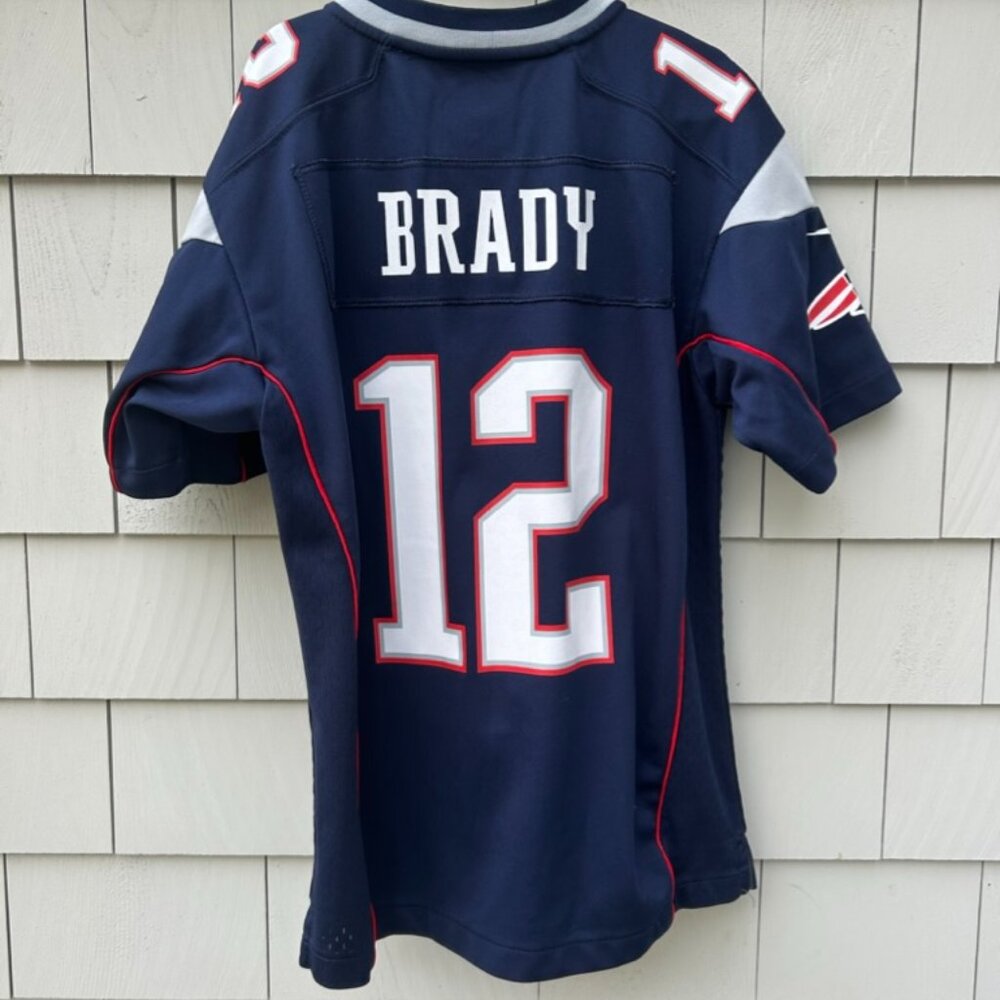 Tom Brady Nike Youth Medium Football Jersey New England Patriots